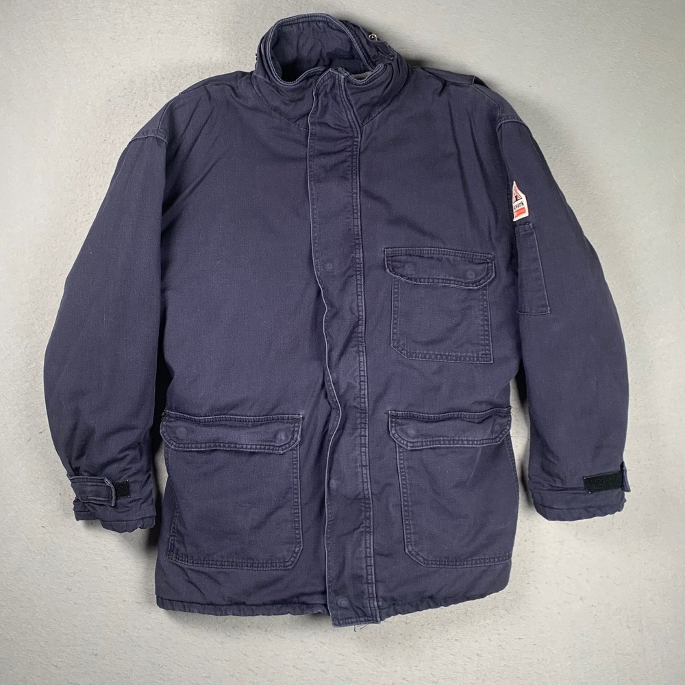 Bulwark FR Work Jacket Mens XL Flame Resistant Insulated Cat 3 2112 Heavyweight